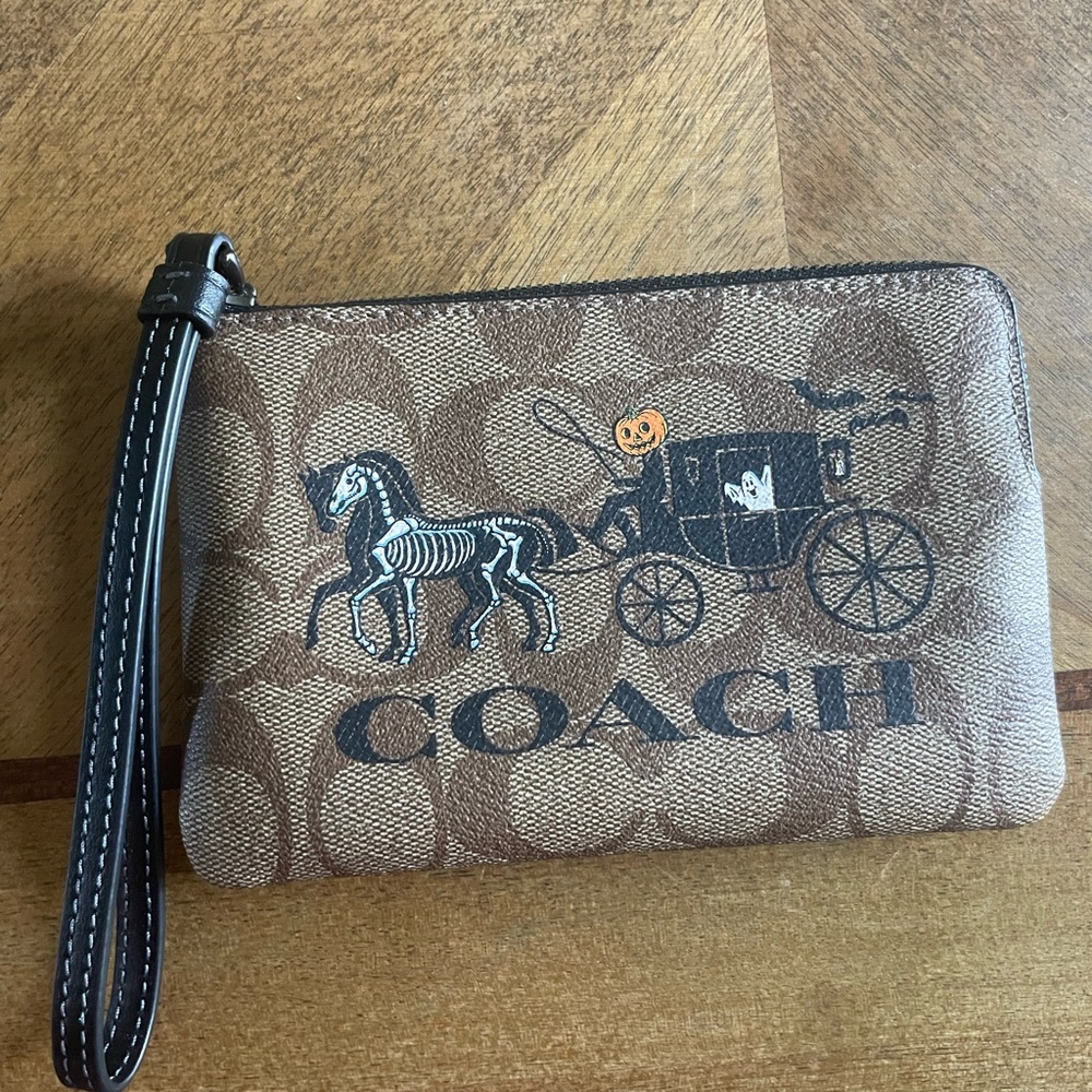 Coach Halloween Wristlet NWOT